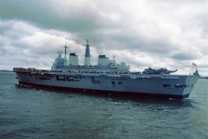 HMS Illustrious R06 Royal Navy Invincible class Aircraft Carrier Photo Print or Framed Print - Hampshire Prints