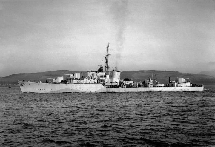 HMS Matchless G52 Royal Navy M class destroyer Photo Print or Framed Print - Hampshire Prints