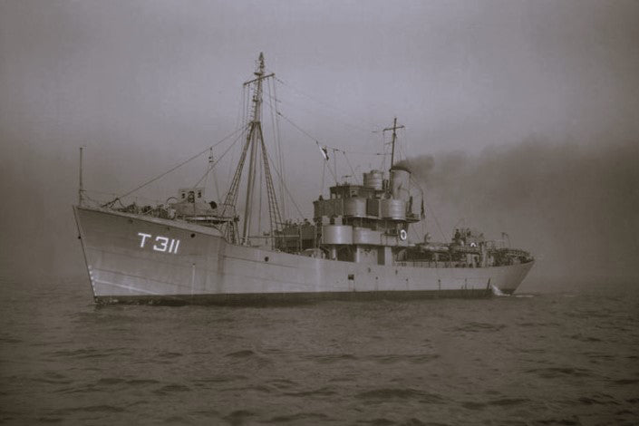 HMS Mullet T311 Royal Navy Fish class trawler Photo Print or Framed Print - Hampshire Prints