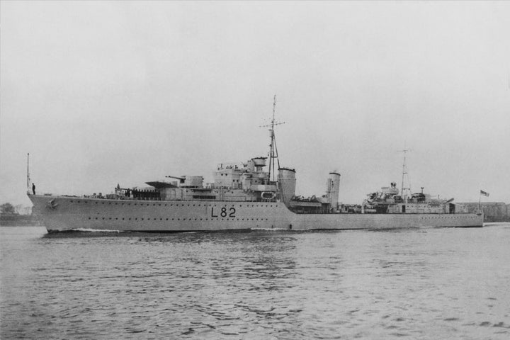 HMS Sikh L82 (F82) Royal Navy Tribal class destroyer Photo Print or Framed Print - Hampshire Prints