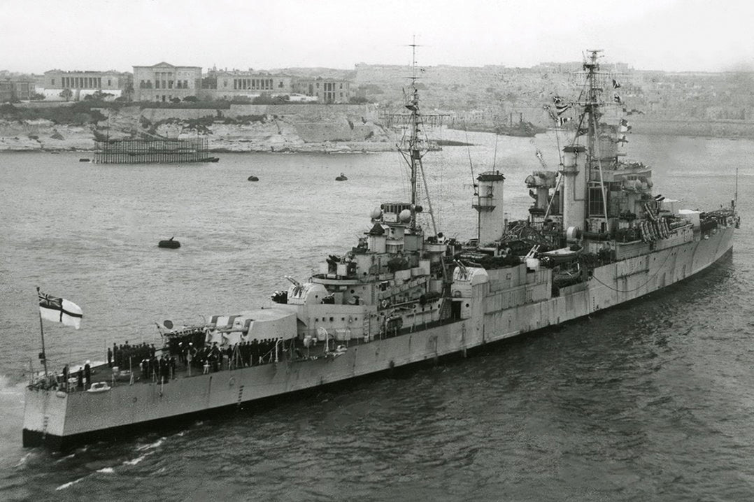 HMS Superb (25) Royal Navy Minotaur class light cruiser Photo Print or Framed Photo Print - Hampshire Prints