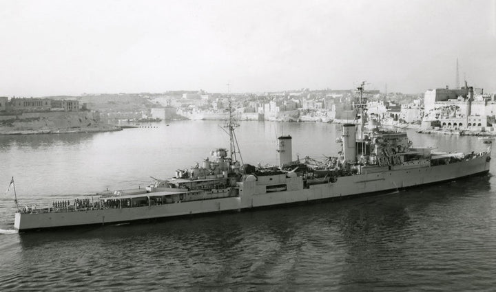 HMS Superb (25) Royal Navy Minotaur class light cruiser Photo Print or Framed Photo Print - Hampshire Prints