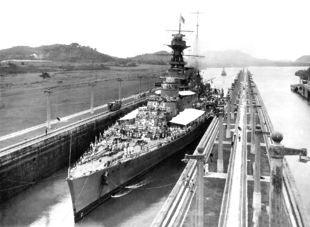 HMS Hood (51) Royal Navy Admiral class battlecruiser Photo Print or Framed Print - Hampshire Prints