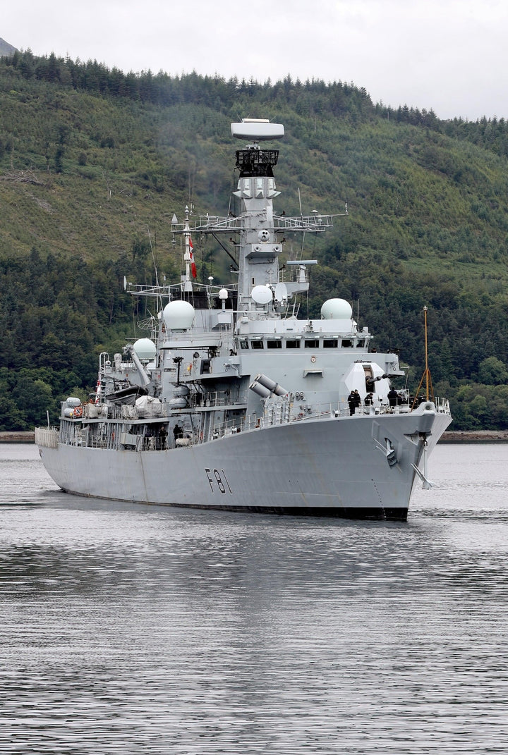 HMS Sutherland F81 Royal Navy Type 23 frigate Photo Print or Framed Print - Hampshire Prints