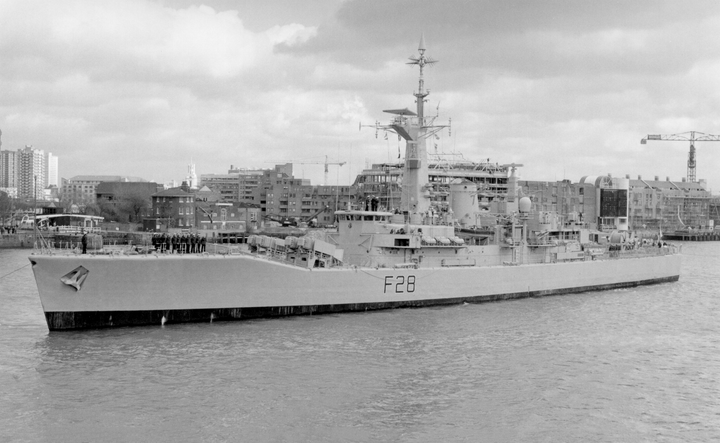 HMS Cleopatra F28 Royal Navy Leander class frigate Photo Print or Framed Print - Hampshire Prints