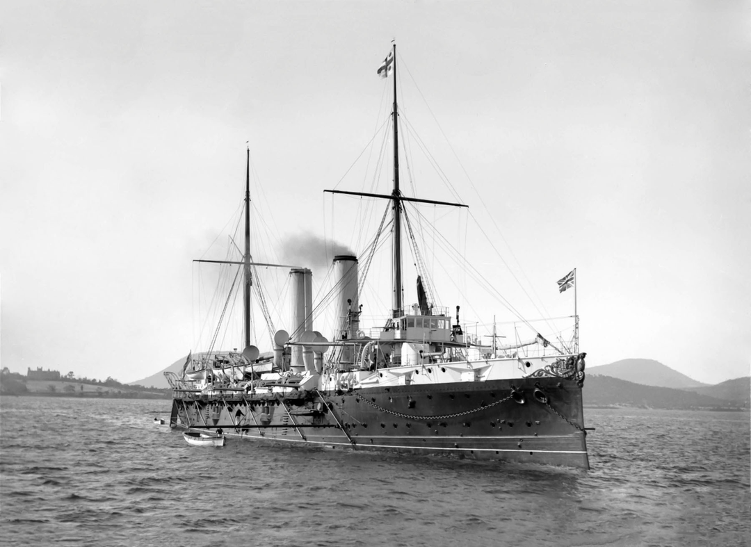 HMS Royal Arthur (1891) Royal Navy Edgar class cruiser Photo Print or Framed Photo Print - Hampshire Prints