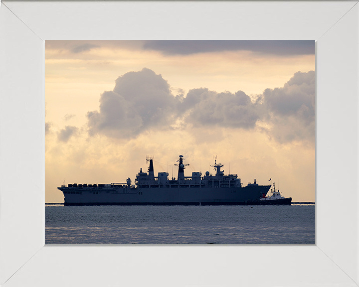 HMS Albion L14 Royal Navy Albion Class amphibious ship Photo Print or Framed Print - Hampshire Prints