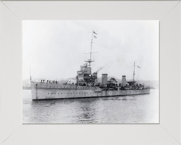 HMS Enterprise D52 Royal Navy Emerald class light cruiser Photo Print or Framed Photo Print - Hampshire Prints