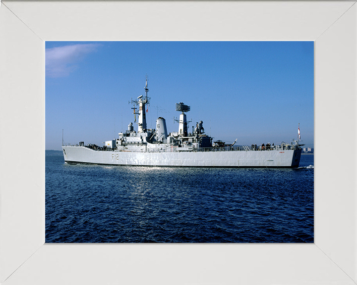 HMS Achilles F12 Royal Navy Leander Class Frigate Photo Print or Framed Print - Hampshire Prints