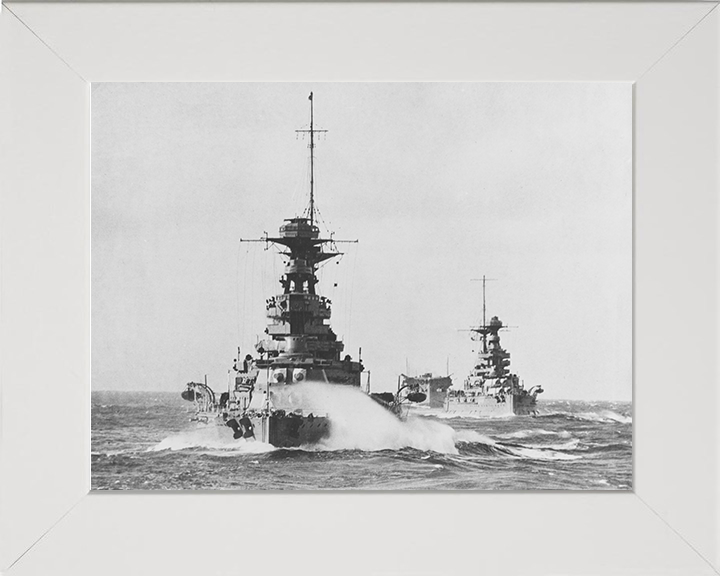 HMS Barham (04) Royal Navy Queen Elizabeth class battleship Photo Print or Framed Print - Hampshire Prints