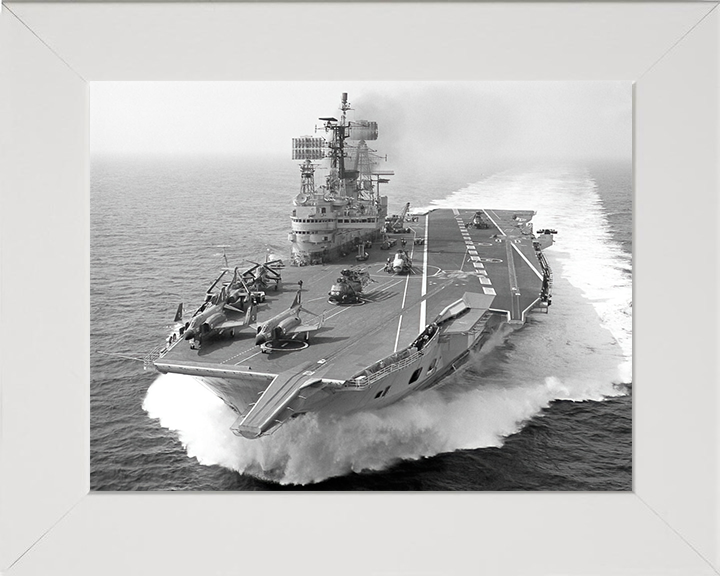 HMS Ark Royal R09 Royal Navy Audacious class aircraft carrier Photo Print or Framed Print - Hampshire Prints