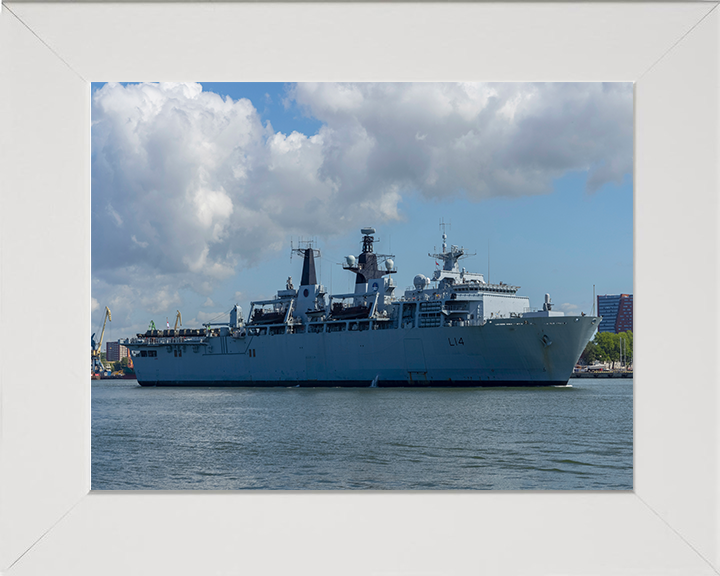 HMS Albion L14 Royal Navy Albion Class amphibious ship Photo Print or Framed Print - Hampshire Prints