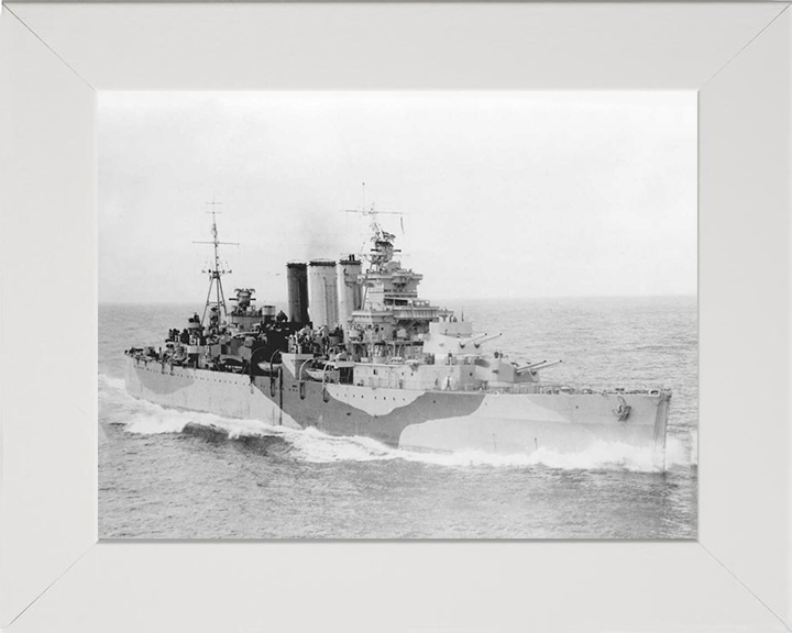 HMS Devonshire (39) Royal Navy County class heavy cruiser Photo Print or Framed Print - Hampshire Prints