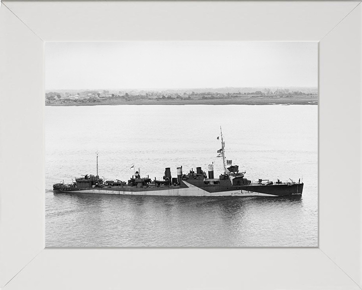 HMS Churchill I45 Royal Navy Town class Destroyer Photo Print or Framed Print - Hampshire Prints