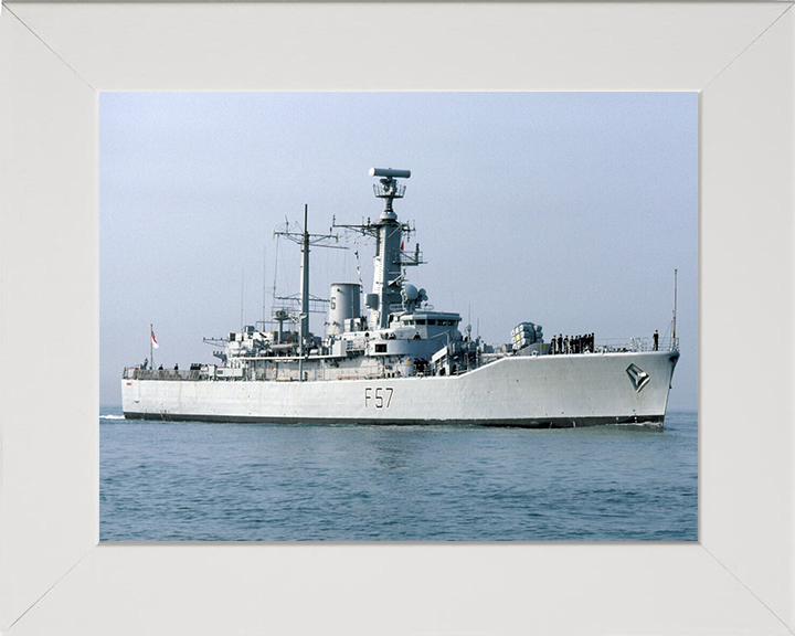 HMS Andromeda F57 Royal Navy Leander class frigate Photo Print or Framed Print - Hampshire Prints