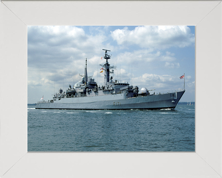 HMS Active F171 Royal Navy Type 21 frigate Photo Print or Framed Print - Hampshire Prints