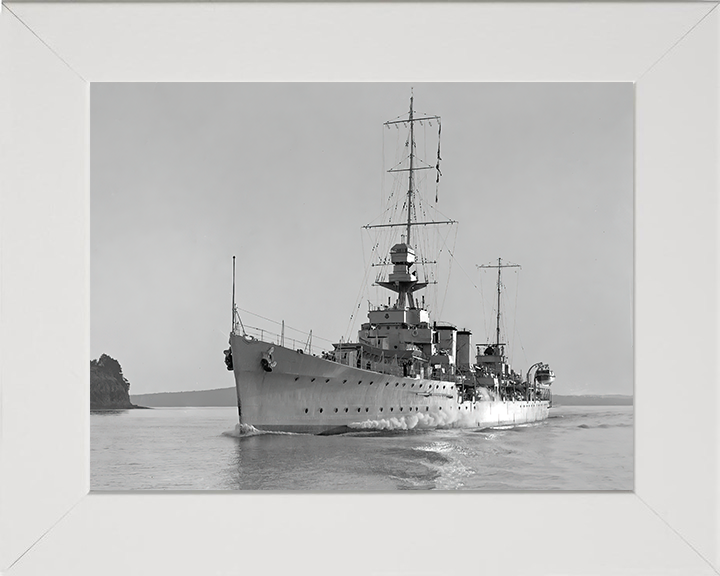 HMS Dunedin Royal Navy Danae class cruiser Photo Print or Framed Photo Print - Hampshire Prints