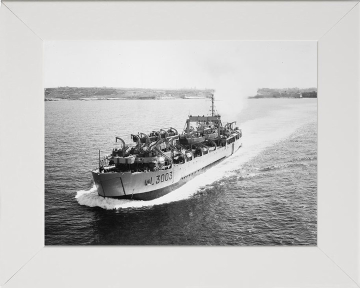 HMS Anzio L3003 Royal Navy tank landing craft Photo Print or Framed Print - Hampshire Prints