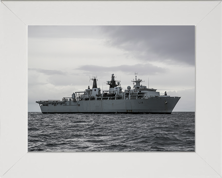 HMS Albion L14 Royal Navy Albion Class amphibious ship Photo Print or Framed Print - Hampshire Prints