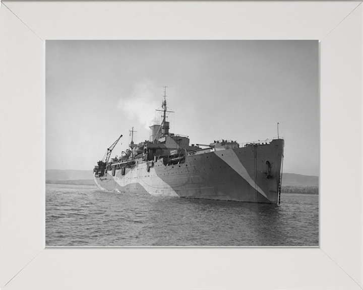 HMS Corfu 1943 Royal Navy armed merchant cruiser Photo Print or Framed Print - Hampshire Prints