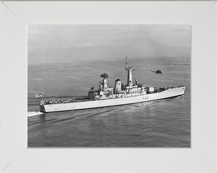 HMS Bacchante F69 Royal Navy Leander class frigate Photo Print or Framed Print - Hampshire Prints