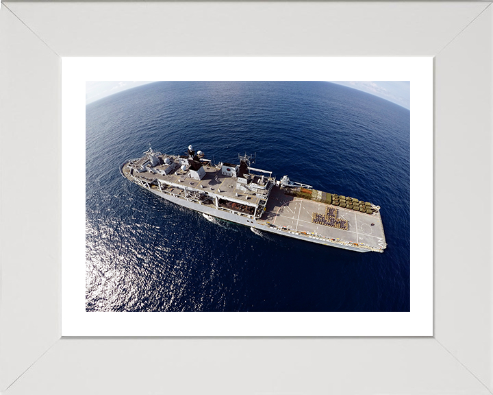 HMS Albion L14 Royal Navy Albion Class amphibious ship Photo Print or Framed Print - Hampshire Prints