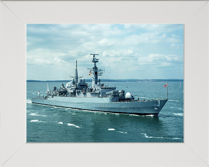 HMS Active F171 Royal Navy Type 21 frigate Photo Print or Framed Print - Hampshire Prints