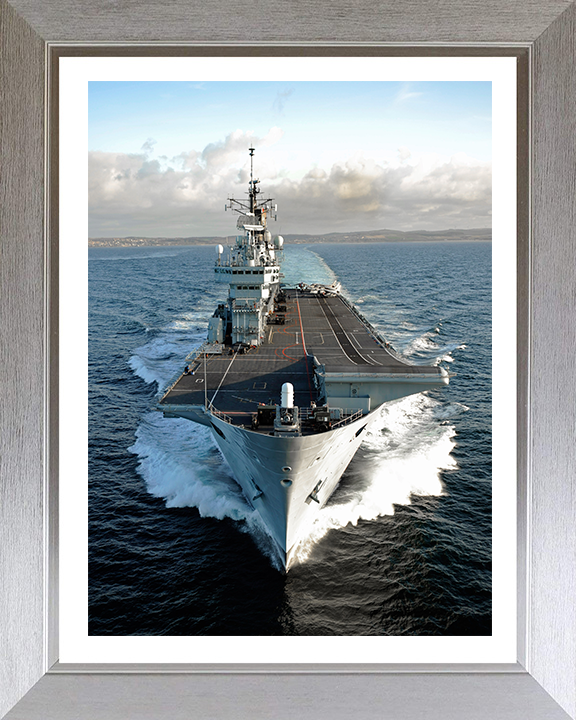 HMS Ark Royal R07 Royal Navy Invincible class aircraft carrier Photo Print or Framed Print - Hampshire Prints