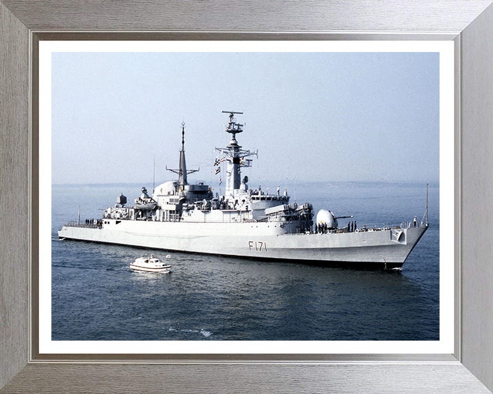 HMS Active F171 Royal Navy Type 21 frigate Photo Print or Framed Print - Hampshire Prints