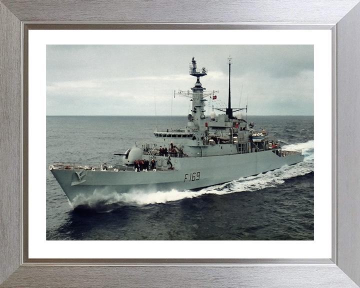 HMS Amazon F169 Royal Navy type 21 Frigate Photo Print or Framed Print - Hampshire Prints