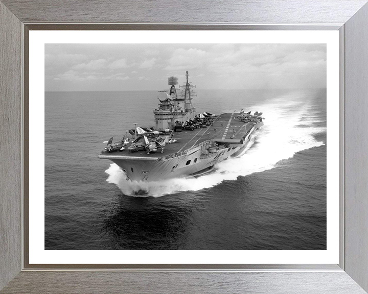 HMS Eagle R05 Royal Navy Audacious class aircraft carrier Photo Print or Framed Print - Hampshire Prints