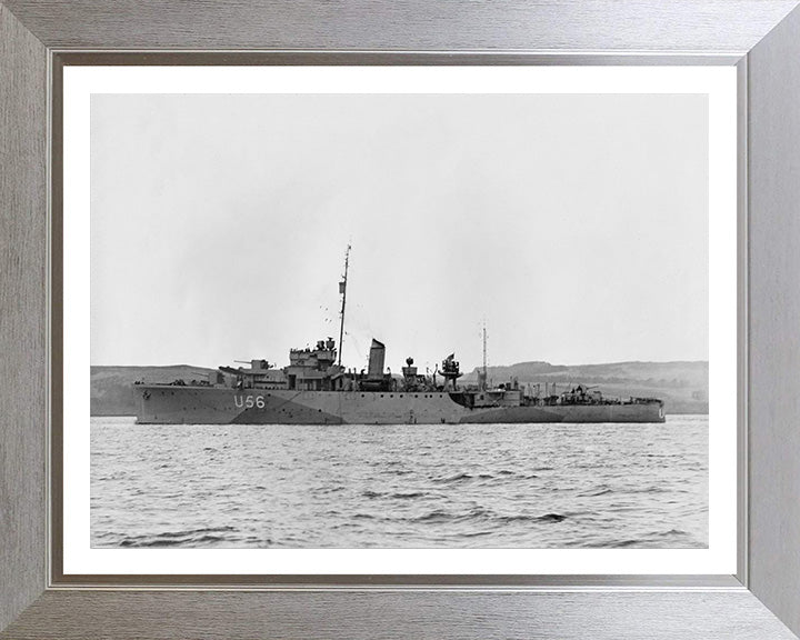 HMS Enchantress L56 (U56) Royal Navy Bittern class sloop Photo Print or Framed Print - Hampshire Prints