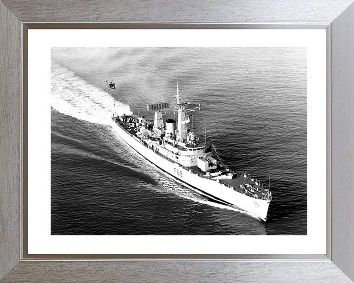 HMS Bacchante F69 Royal Navy Leander class frigate Photo Print or Framed Print - Hampshire Prints