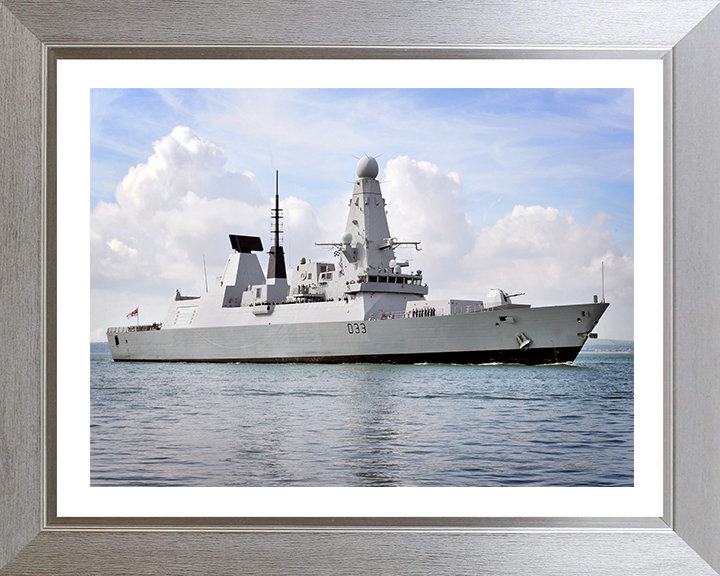 HMS Dauntless D33 Royal Navy Type 45 Destroyer Photo Print or Framed Print - Hampshire Prints