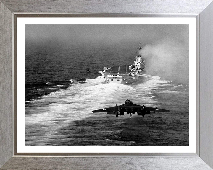 HMS Ark Royal R09 Royal Navy Audacious class aircraft carrier Photo Print or Framed Print - Hampshire Prints