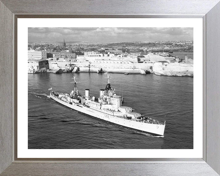 HMS Bermuda (52) Royal Navy Fiji class light cruiser Photo Print or Framed Photo Print - Hampshire Prints