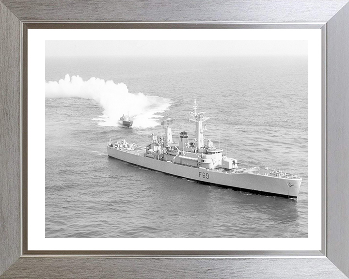 HMS Bacchante F69 Royal Navy Leander class frigate Photo Print or Framed Print - Hampshire Prints