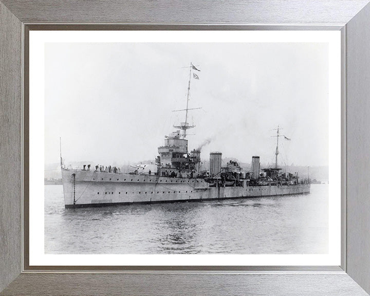 HMS Enterprise D52 Royal Navy Emerald class light cruiser Photo Print or Framed Photo Print - Hampshire Prints