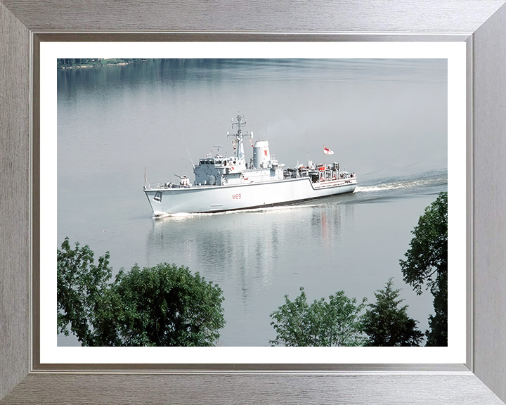 HMS Brecon M29 Royal Navy Hunt class mine countermeasures vessel Photo Print or Framed Print - Hampshire Prints