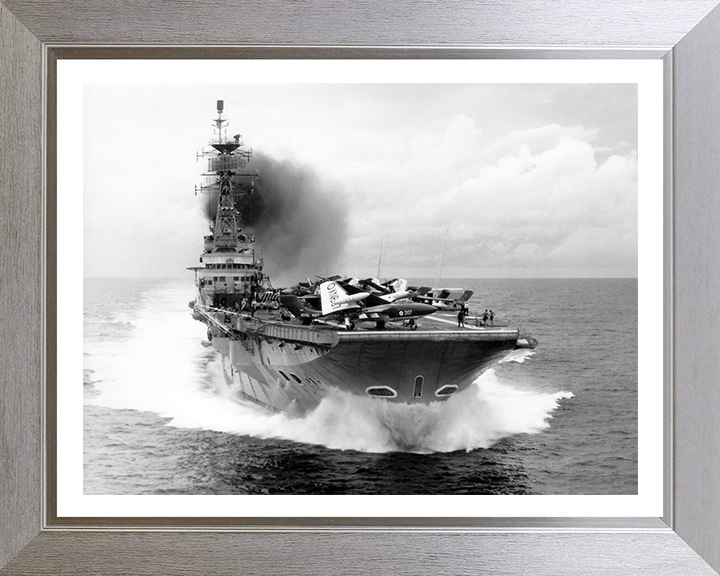 HMS Centaur R06 Royal Navy Centaur class light fleet carrier Photo Print or Framed Print - Hampshire Prints