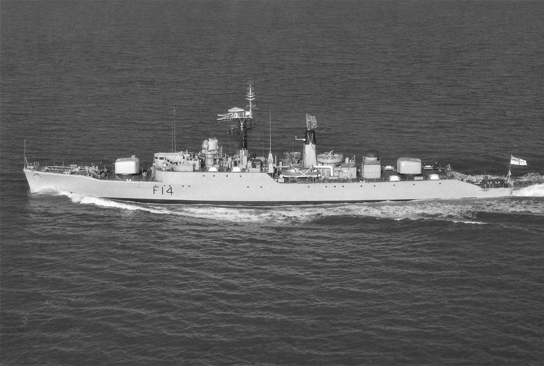 Hms Leopard HMS Leopard F14 Leopard Class Frigate Photo Print – Hampshire Prints