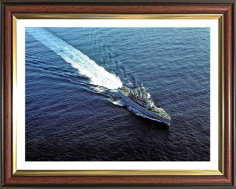 HMS Bacchante F69 Royal Navy Leander class frigate Photo Print or Framed Print - Hampshire Prints