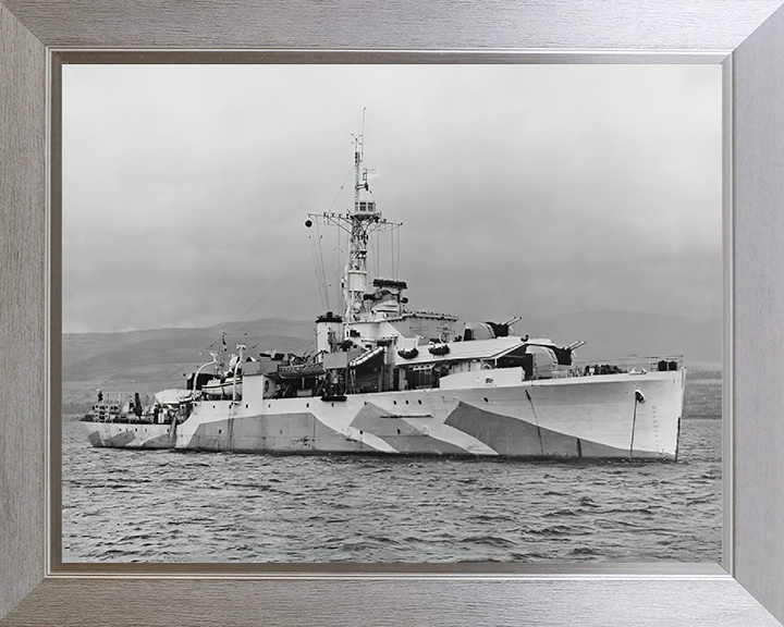 HMS Amethyst F116 Royal Navy Black Swan Class sloop Photo Print or Framed Print - Hampshire Prints