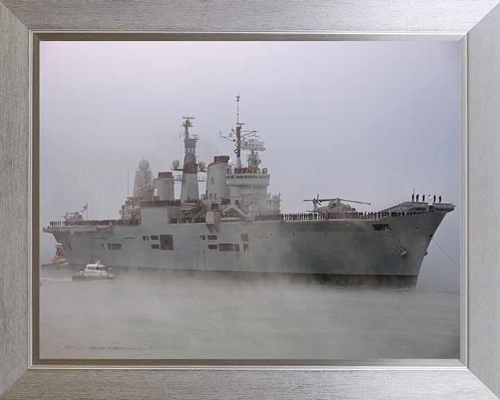 HMS Ark Royal R07 Royal Navy Invincible class aircraft carrier Photo Print or Framed Print - Hampshire Prints