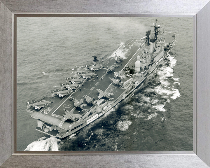 HMS Ark Royal R09 Royal Navy Audacious class aircraft carrier Photo Print or Framed Print - Hampshire Prints