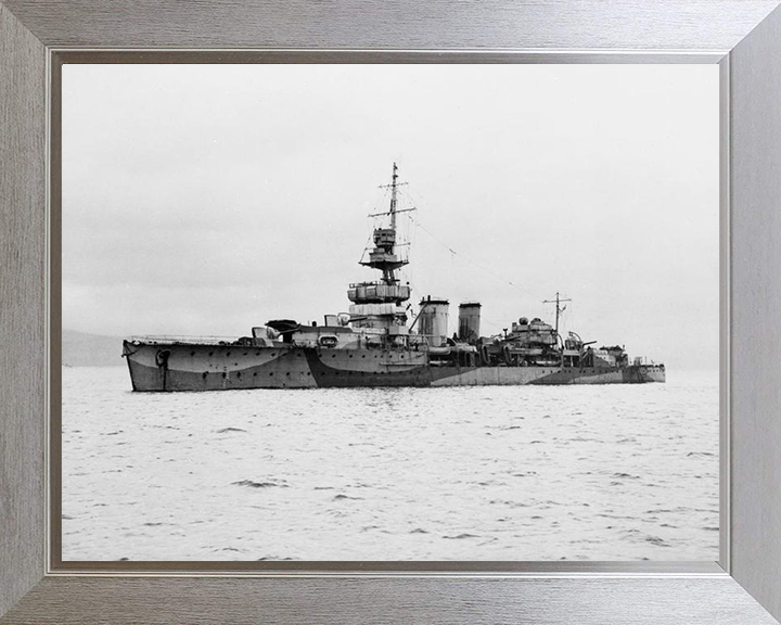 HMS Cardiff D58 Royal Navy C class light cruiser Photo Print or Framed Photo Print - Hampshire Prints