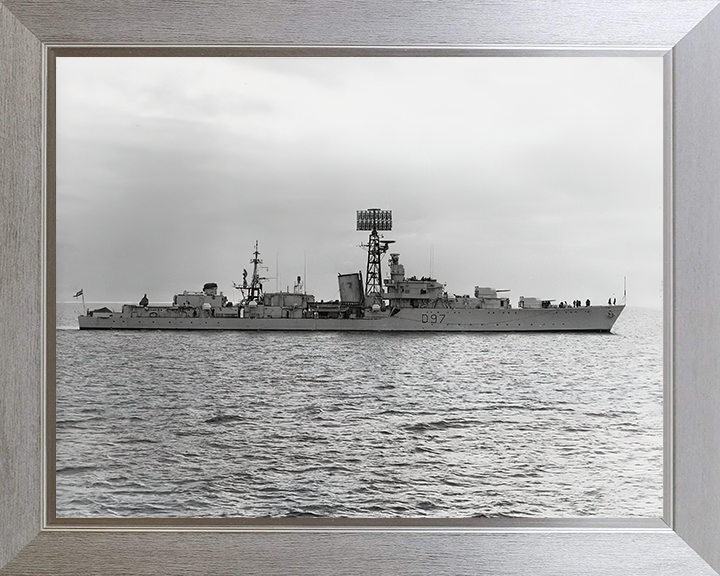 HMS Corunna D97 Royal Navy Battle class destroyer Photo Print or Framed Print - Hampshire Prints