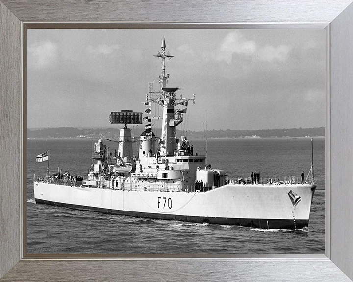 HMS Apollo F70 Royal Navy Leander class Frigate Photo Print or Framed Print - Hampshire Prints