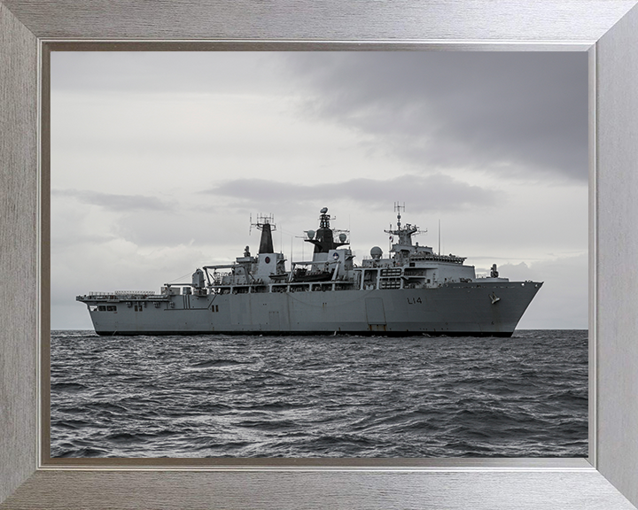 HMS Albion L14 Royal Navy Albion Class amphibious ship Photo Print or Framed Print - Hampshire Prints