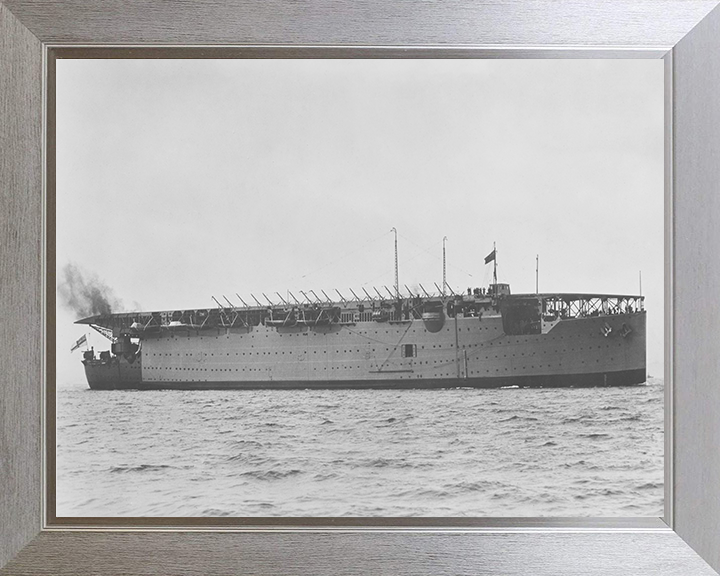 HMS Argus I49 Royal Navy aircraft carrier Photo Print or Framed Print - Hampshire Prints